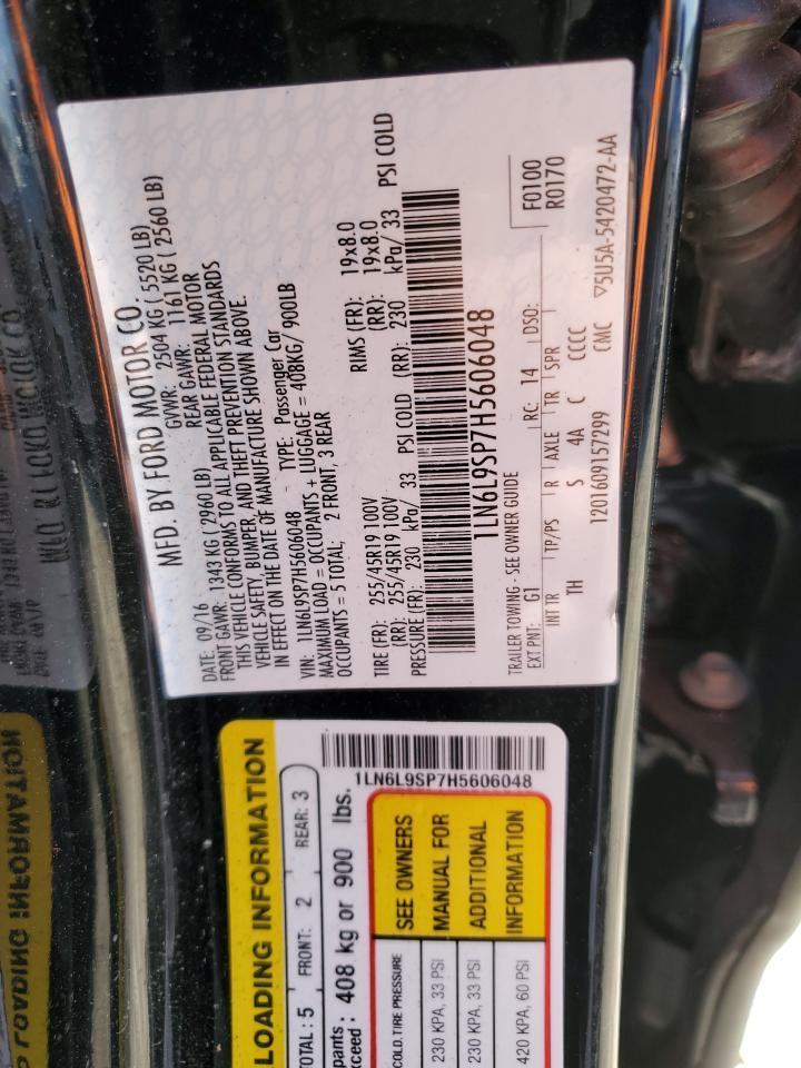 2017 Lincoln Continental Select