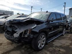 2017 Cadillac Escalade ESV Premium Luxury en venta en Chicago Heights, IL