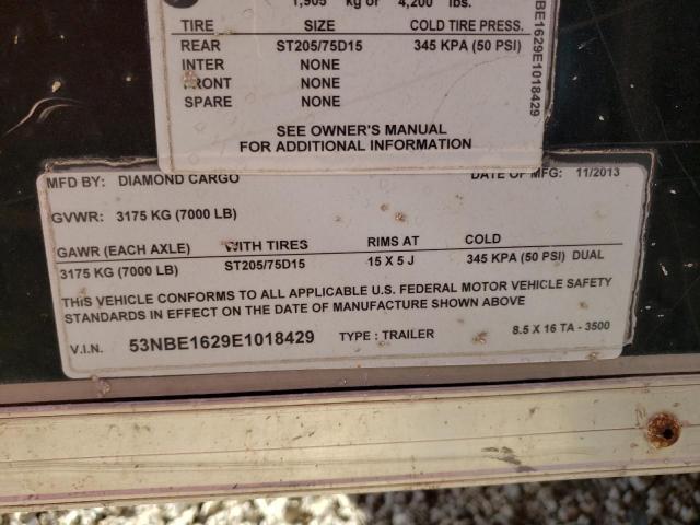 2014 Diamond 8.5X20TA