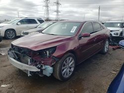 Chevrolet Malibu 2LT salvage cars for sale: 2015 Chevrolet Malibu 2LT