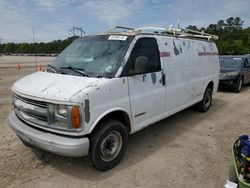 Salvage cars for sale from Copart Greenwell Springs, LA: 2002 Chevrolet Express G2500