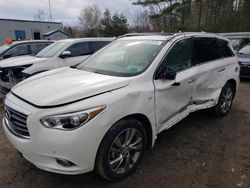 Salvage cars for sale from Copart Lyman, ME: 2014 Infiniti QX60