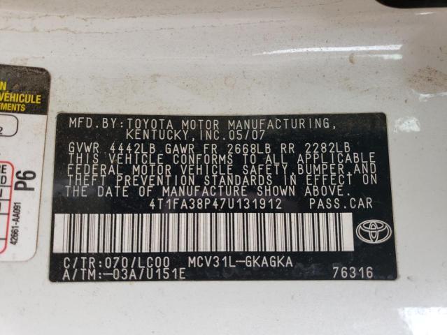2007 Toyota Camry Solara se