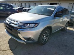 Salvage cars for sale from Copart Louisville, KY: 2018 Mitsubishi Outlander ES