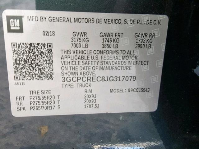 2018 Chevrolet Silverado C1500 lt