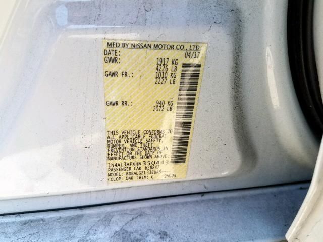 2017 Nissan Altima 2.5