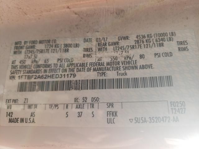 2017 Ford F250 Super Duty