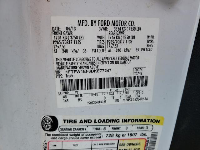 2013 Ford F150 Supercrew