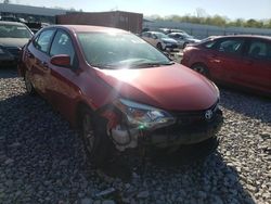 Toyota Corolla salvage cars for sale: 2014 Toyota Corolla L