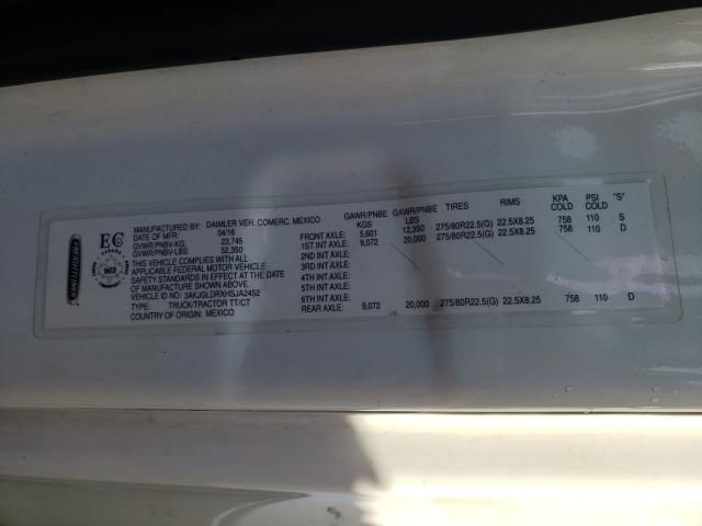 2017 Freightliner Cascadia 125