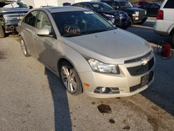 Chevrolet salvage cars for sale: 2012 Chevrolet Cruze LTZ