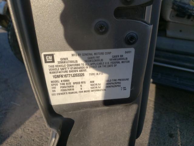 2001 Chevrolet Suburban K1500