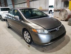 Salvage cars for sale from Copart Greenwell Springs, LA: 2008 Honda Civic LX