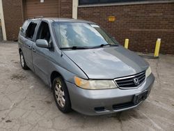 Vehiculos salvage en venta de Copart Billerica, MA: 2002 Honda Odyssey EXL