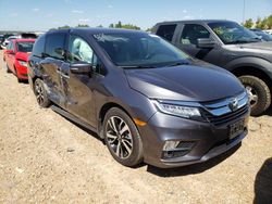 Honda Odyssey salvage cars for sale: 2018 Honda Odyssey Elite