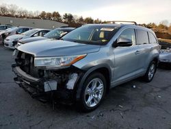 Toyota Highlander salvage cars for sale: 2015 Toyota Highlander Limited