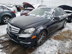 Mercedes-Benz c-Class salvage cars for sale: 2013 Mercedes-Benz C 250