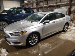 2017 Ford Fusion SE Hybrid en venta en Eldridge, IA