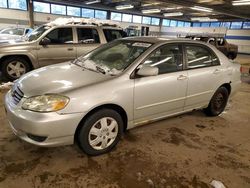 Toyota salvage cars for sale: 2003 Toyota Corolla CE