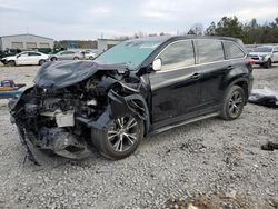 Salvage cars for sale from Copart Memphis, TN: 2019 Toyota Highlander LE