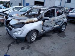 Salvage cars for sale from Copart Vallejo, CA: 2018 Ford Ecosport SE