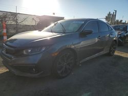 Salvage cars for sale from Copart San Diego, CA: 2019 Honda Civic Sport