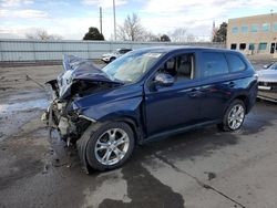 Mitsubishi Vehiculos salvage en venta: 2014 Mitsubishi Outlander SE