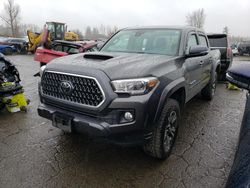 Toyota Tacoma salvage cars for sale: 2019 Toyota Tacoma Double Cab