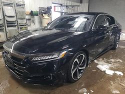 Salvage cars for sale from Copart Elgin, IL: 2022 Honda Accord Sport