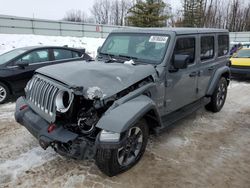 2022 Jeep Wrangler Unlimited Sahara en venta en Davison, MI