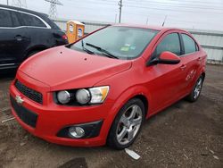 Chevrolet salvage cars for sale: 2012 Chevrolet Sonic LTZ