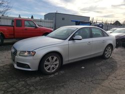 Salvage cars for sale from Copart Woodburn, OR: 2010 Audi A4 Premium