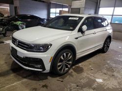 Volkswagen salvage cars for sale: 2020 Volkswagen Tiguan SEL Premium R-Line