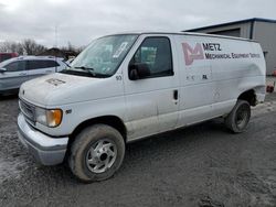 Vehiculos salvage en venta de Copart Duryea, PA: 2001 Ford Econoline E350 Super Duty Van