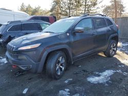 Jeep salvage cars for sale: 2018 Jeep Cherokee Trailhawk