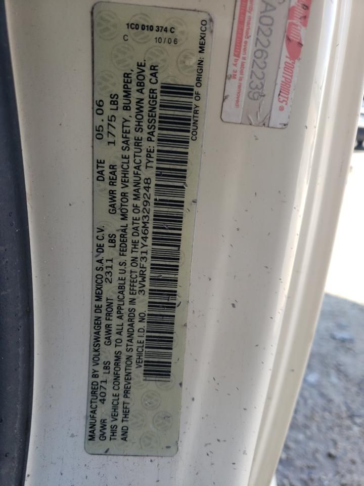 2006 Volkswagen New Beetle Convertible Option Package 1