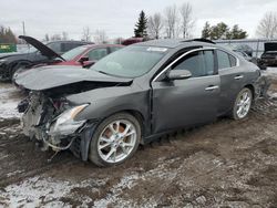 Salvage cars for sale from Copart Bowmanville, ON: 2014 Nissan Maxima S