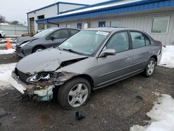 Honda Civic salvage cars for sale: 2005 Honda Civic EX