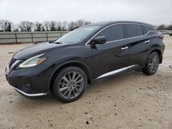 Salvage cars for sale from Copart New Braunfels, TX: 2021 Nissan Murano SV