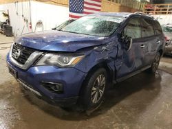 Salvage cars for sale from Copart Anchorage, AK: 2020 Nissan Pathfinder SV
