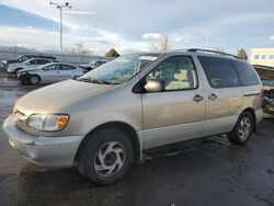 Salvage cars for sale from Copart Littleton, CO: 2000 Toyota Sienna LE