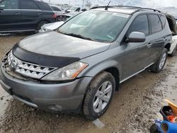 Nissan salvage cars for sale: 2007 Nissan Murano SL