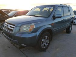 Honda salvage cars for sale: 2007 Honda Pilot EXL