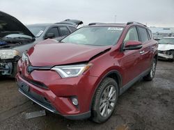 Toyota Rav4 Limited Vehiculos salvage en venta: 2018 Toyota Rav4 Limited