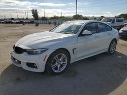 BMW 4 Series salvage cars for sale: 2018 BMW 430XI Gran Coupe