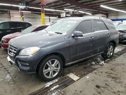 Mercedes-Benz ML 350 4matic salvage cars for sale: 2012 Mercedes-Benz ML 350 4matic