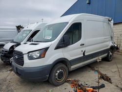 Salvage trucks for sale at Woodhaven, MI auction: 2018 Ford Transit T-350