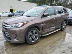 Toyota Highlander salvage cars for sale: 2018 Toyota Highlander Limited