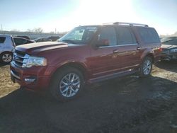Ford salvage cars for sale: 2016 Ford Expedition EL Limited