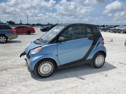 Smart salvage cars for sale: 2013 Smart Fortwo Pure